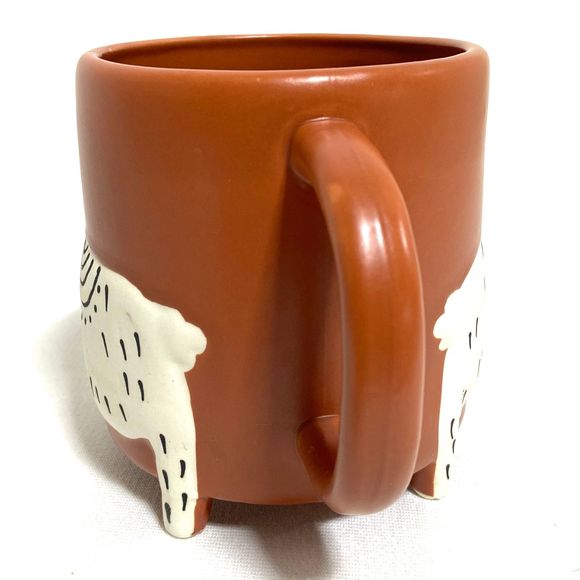 SOLD Llama Mug Matte Finish Farmhouse Animal - Picture 2 of 12